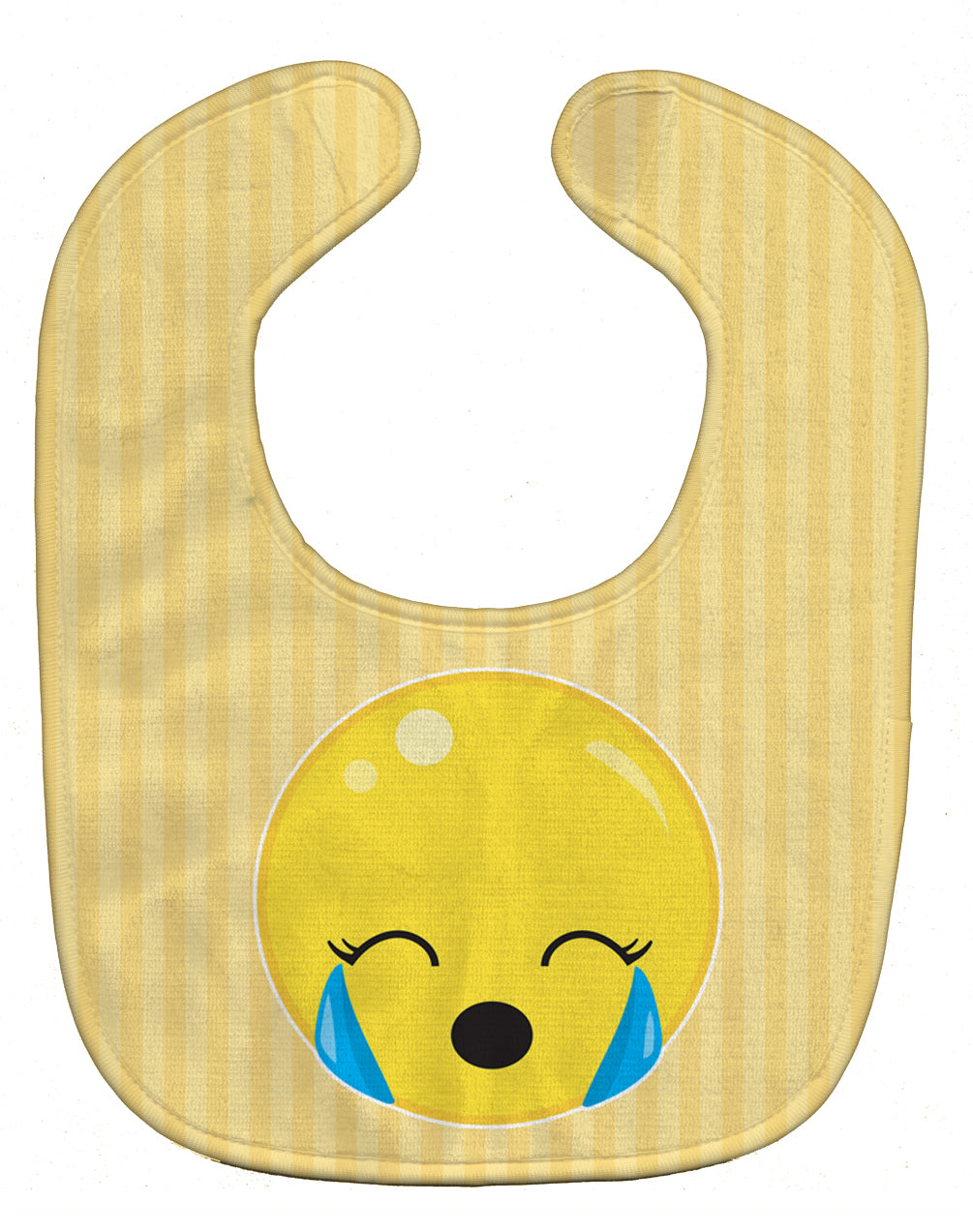 Crying Face #2 Baby Bib Easy-Clean Baby Bib Baby Feeding Accessory Baby Mealtime Essential, 10 x 13, Multicolor