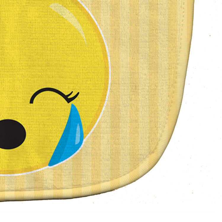 Crying Face #2 Baby Bib Easy-Clean Baby Bib Baby Feeding Accessory Baby Mealtime Essential, 10 x 13, Multicolor