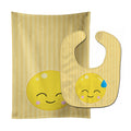 Sweating Face Baby Bib & Burp Cloth Easy-Clean Baby Bib Baby Feeding Accessory Baby Mealtime Essential