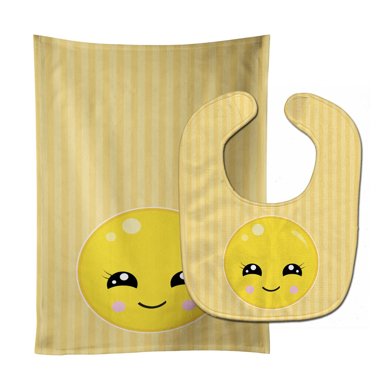 Sweet Face Baby Bib & Burp Cloth Easy-Clean Baby Bib Baby Feeding Accessory Baby Mealtime Essential