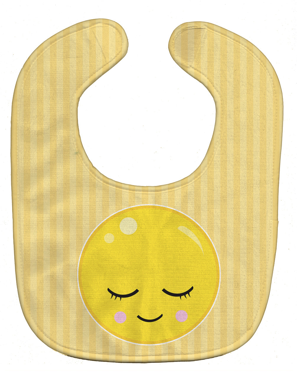 Bashful Face Baby Bib Easy-Clean Baby Bib Baby Feeding Accessory Baby Mealtime Essential, 10 x 13, Multicolor
