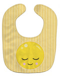 Bashful Face Baby Bib Easy-Clean Baby Bib Baby Feeding Accessory Baby Mealtime Essential, 10 x 13, Multicolor