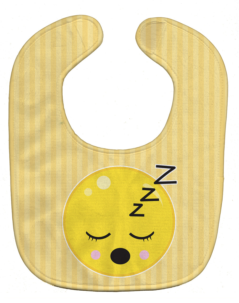 Sleeping Face Baby Bib Easy-Clean Baby Bib Baby Feeding Accessory Baby Mealtime Essential, 10 x 13, Multicolor