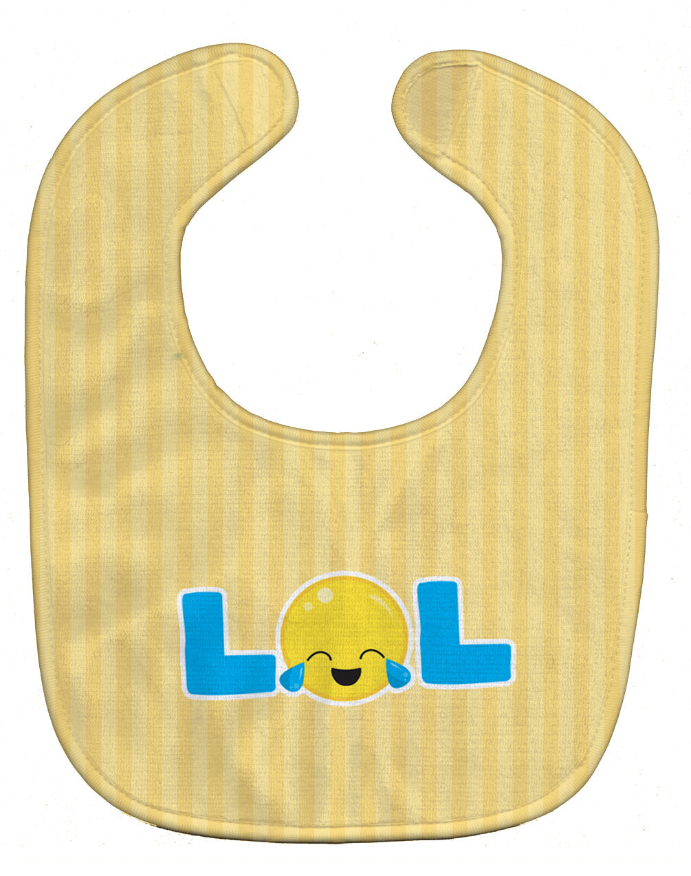 LOL Face Baby Bib Easy-Clean Baby Bib Baby Feeding Accessory Baby Mealtime Essential, 10 x 13, Multicolor