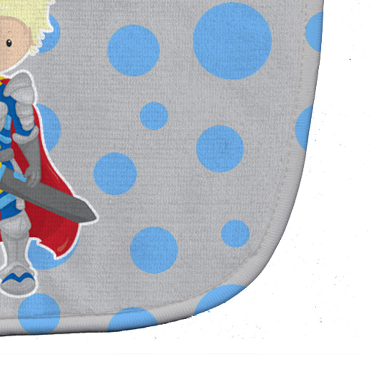 Blonde Boy Knight Baby Bib Easy-Clean Baby Bib Baby Feeding Accessory Baby Mealtime Essential, 10 x 13, Multicolor