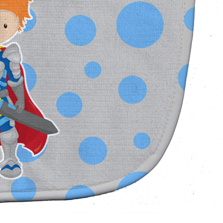 Ginger Boy Knight Baby Bib Easy-Clean Baby Bib Baby Feeding Accessory Baby Mealtime Essential, 10 x 13, Multicolor