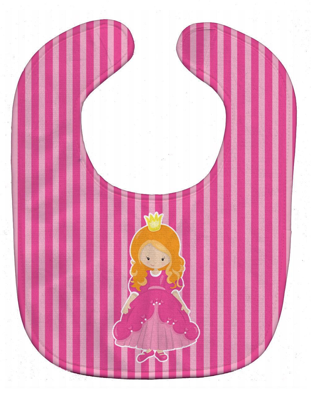 Ginger Girl Princess Faith Baby Bib Easy-Clean Baby Bib Baby Feeding Accessory Baby Mealtime Essential, 10 x 13, Multicolor