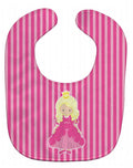 Blonde Girl Princess Belinda Baby Bib Easy-Clean Baby Bib Baby Feeding Accessory Baby Mealtime Essential, 10 x 13, Multicolor