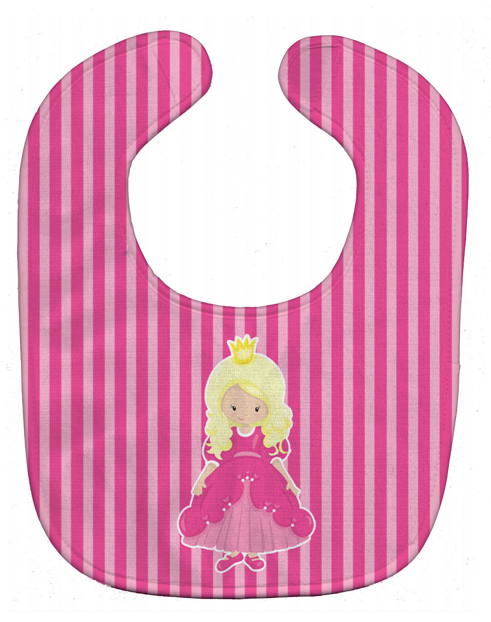 Blonde Girl Princess Belinda Baby Bib Easy-Clean Baby Bib Baby Feeding Accessory Baby Mealtime Essential, 10 x 13, Multicolor