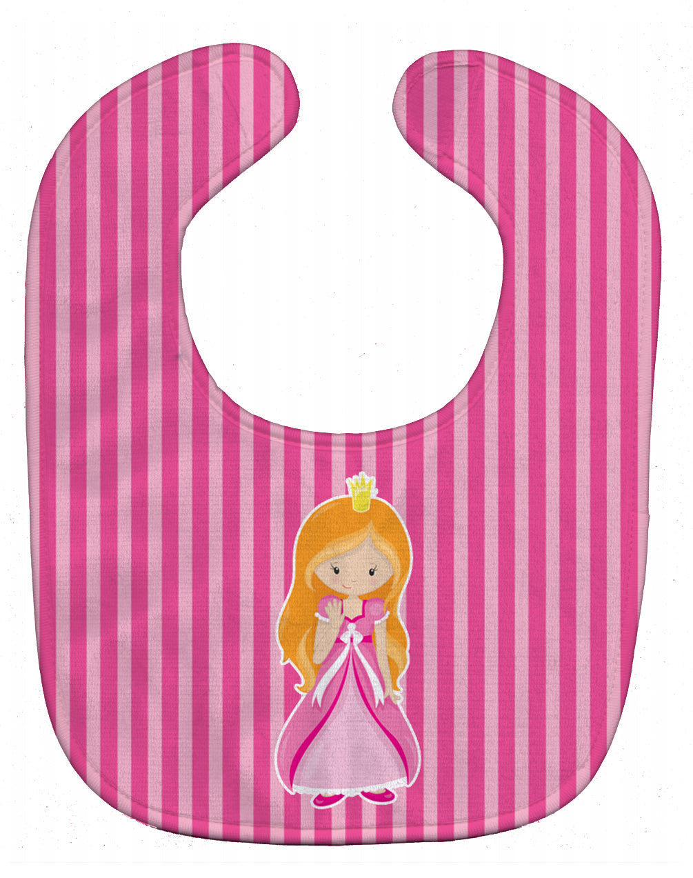 Ginger Girl Princess Baby Bib Easy-Clean Baby Bib Baby Feeding Accessory Baby Mealtime Essential, 10 x 13, Multicolor