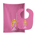 Ginger Girl Princess Baby Bib & Burp Cloth Easy-Clean Baby Bib Baby Feeding Accessory Baby Mealtime Essential