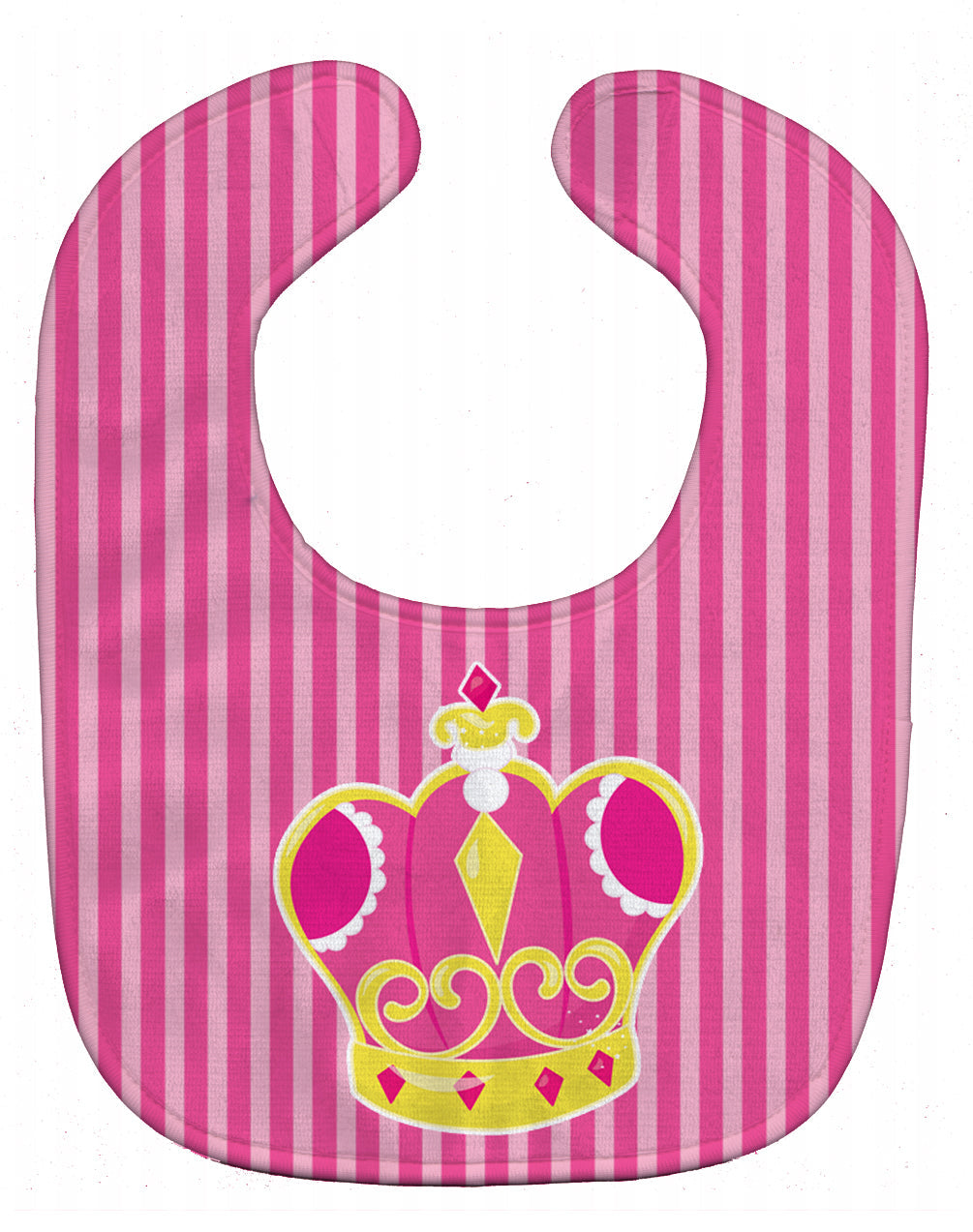 Princess Crown Baby Bib Easy-Clean Baby Bib Baby Feeding Accessory Baby Mealtime Essential, 10 x 13, Multicolor