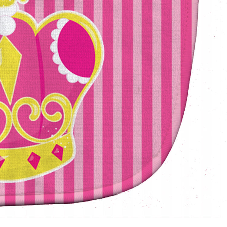 Princess Crown Baby Bib Easy-Clean Baby Bib Baby Feeding Accessory Baby Mealtime Essential, 10 x 13, Multicolor