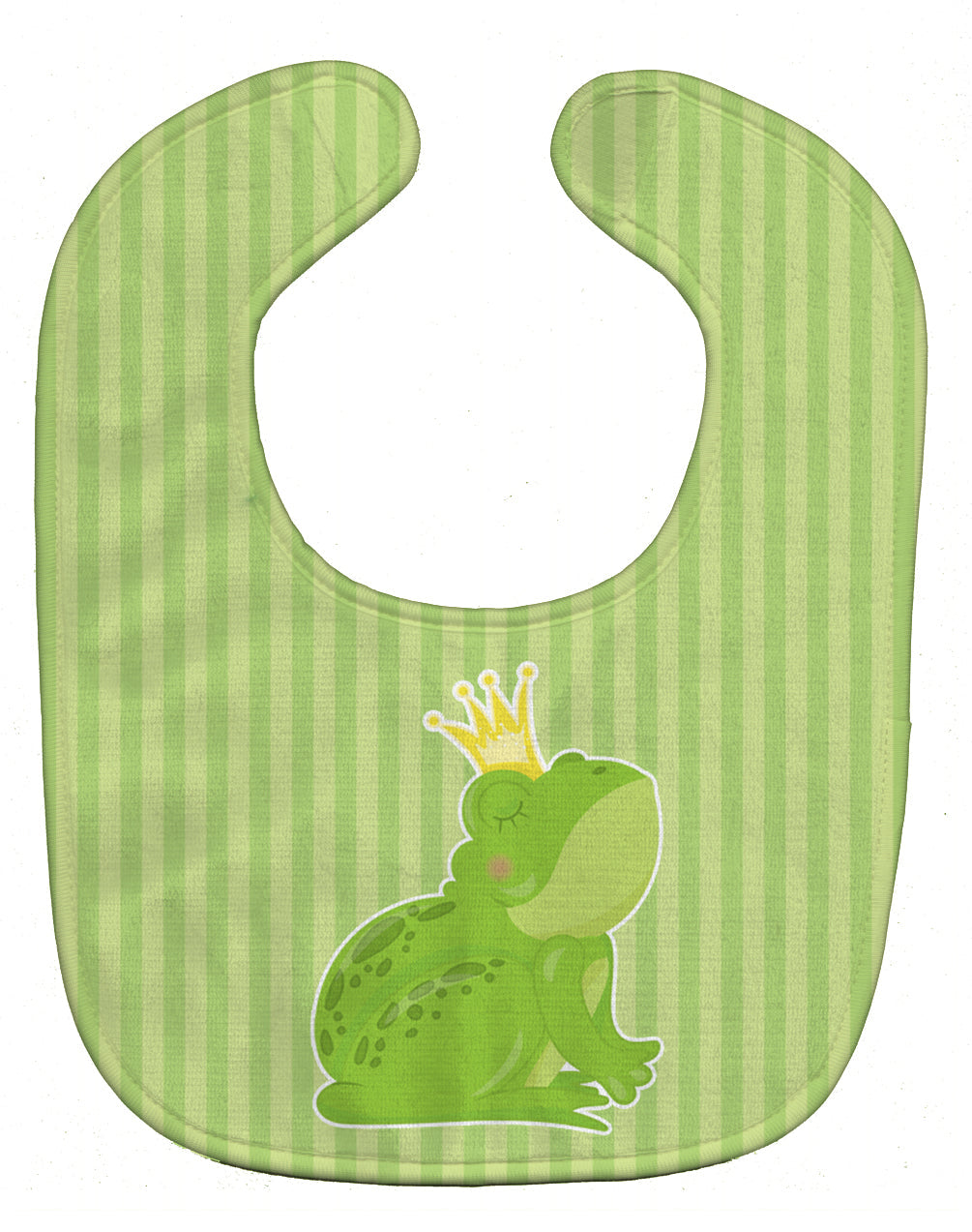Prince Frog Baby Bib Easy-Clean Baby Bib Baby Feeding Accessory Baby Mealtime Essential, 10 x 13, Multicolor