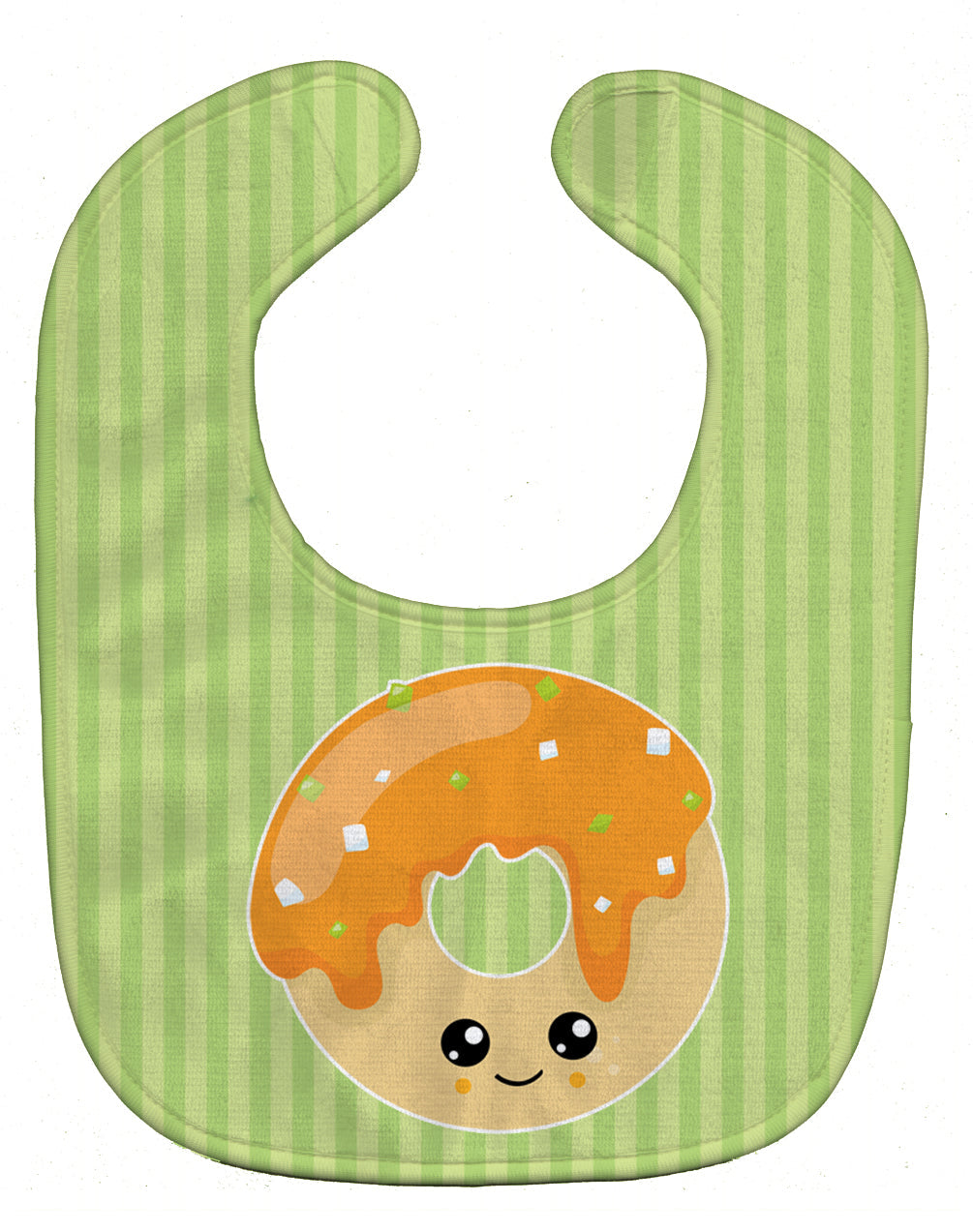 Fall Doghnut Baby Bib Easy-Clean Baby Bib Baby Feeding Accessory Baby Mealtime Essential, 10 x 13, Multicolor