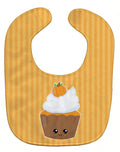 Fall Cupcake Baby Bib Easy-Clean Baby Bib Baby Feeding Accessory Baby Mealtime Essential, 10 x 13, Multicolor