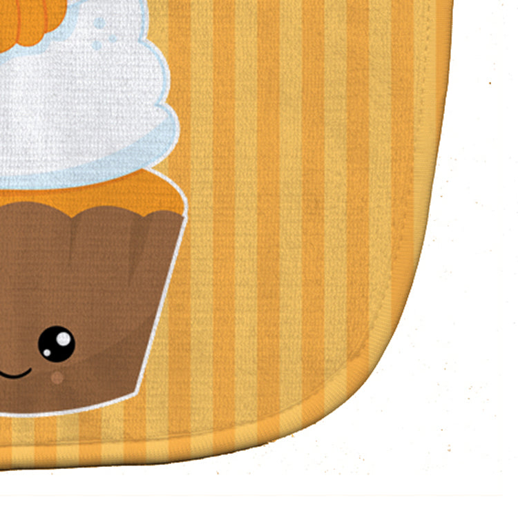 Fall Cupcake Baby Bib Easy-Clean Baby Bib Baby Feeding Accessory Baby Mealtime Essential, 10 x 13, Multicolor