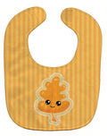 Fall Leaf Baby Bib Easy-Clean Baby Bib Baby Feeding Accessory Baby Mealtime Essential, 10 x 13, Multicolor