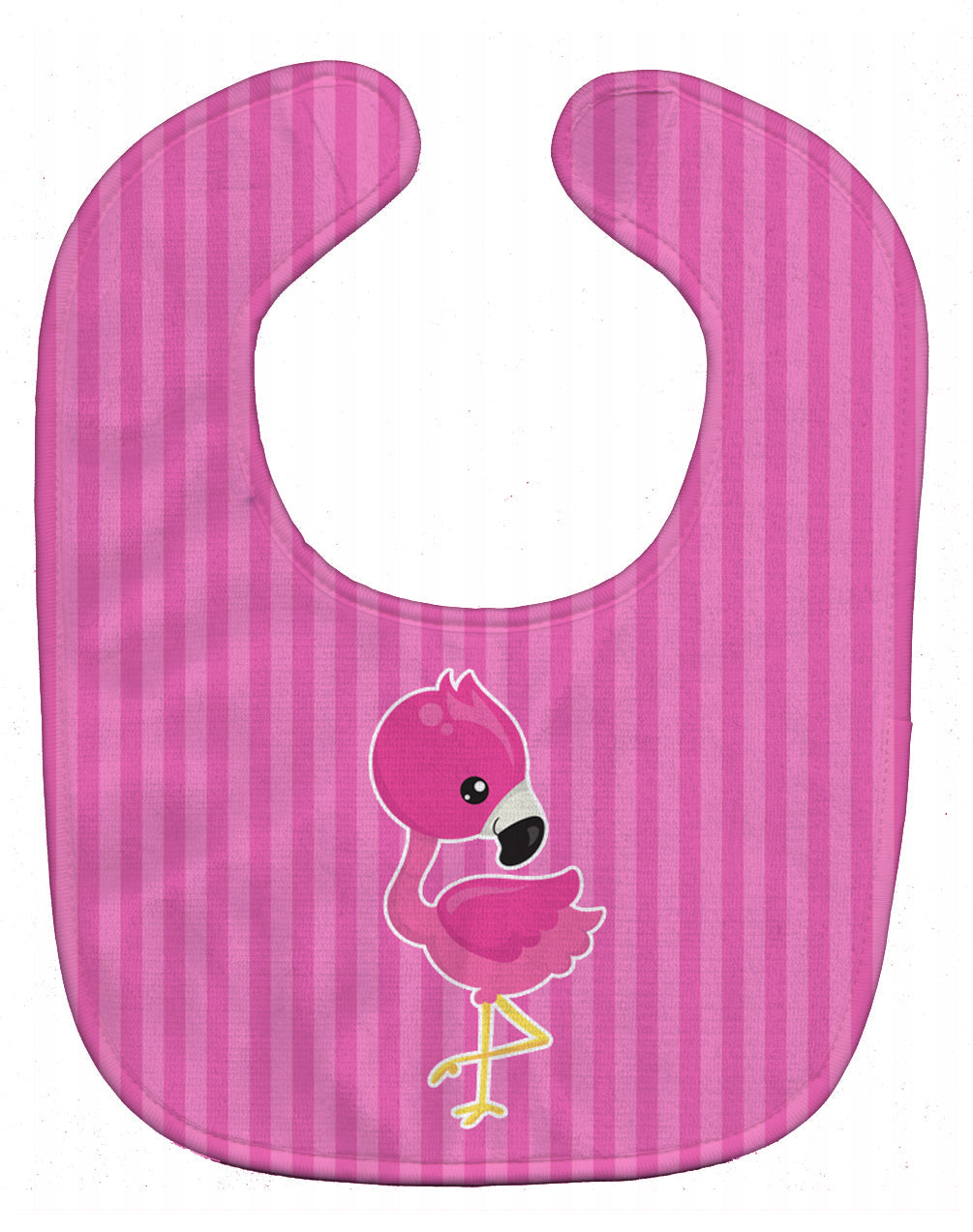 Flamingo #1 Baby Bib Easy-Clean Baby Bib Baby Feeding Accessory Baby Mealtime Essential, 10 x 13, Multicolor