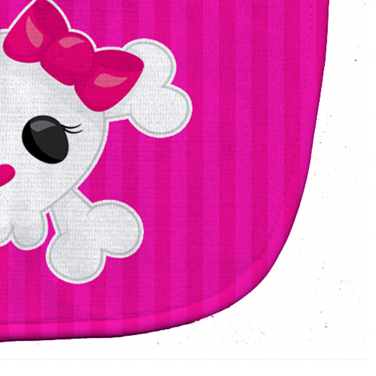 Skull and Cross Bones Baby Bib Easy-Clean Baby Bib Baby Feeding Accessory Baby Mealtime Essential, 10 x 13, Multicolor