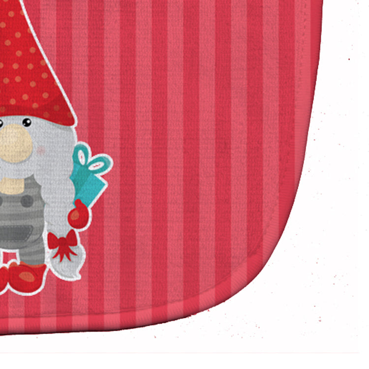 Merry Christmas Gnome Baby Bib Easy-Clean Baby Bib Baby Feeding Accessory Baby Mealtime Essential, 10 x 13, Multicolor