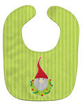 Christmas Gnome Flowers Baby Bib Easy-Clean Baby Bib Baby Feeding Accessory Baby Mealtime Essential, 10 x 13, Multicolor