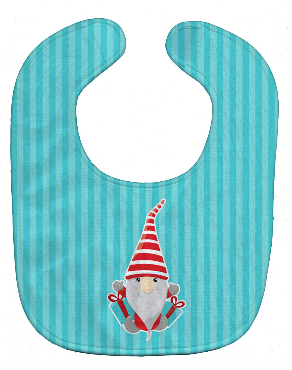 Christmas Gnome Presents Baby Bib Easy-Clean Baby Bib Baby Feeding Accessory Baby Mealtime Essential, 10 x 13, Multicolor