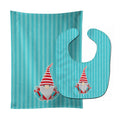 Christmas Gnome Presents Baby Bib & Burp Cloth Easy-Clean Baby Bib Baby Feeding Accessory Baby Mealtime Essential