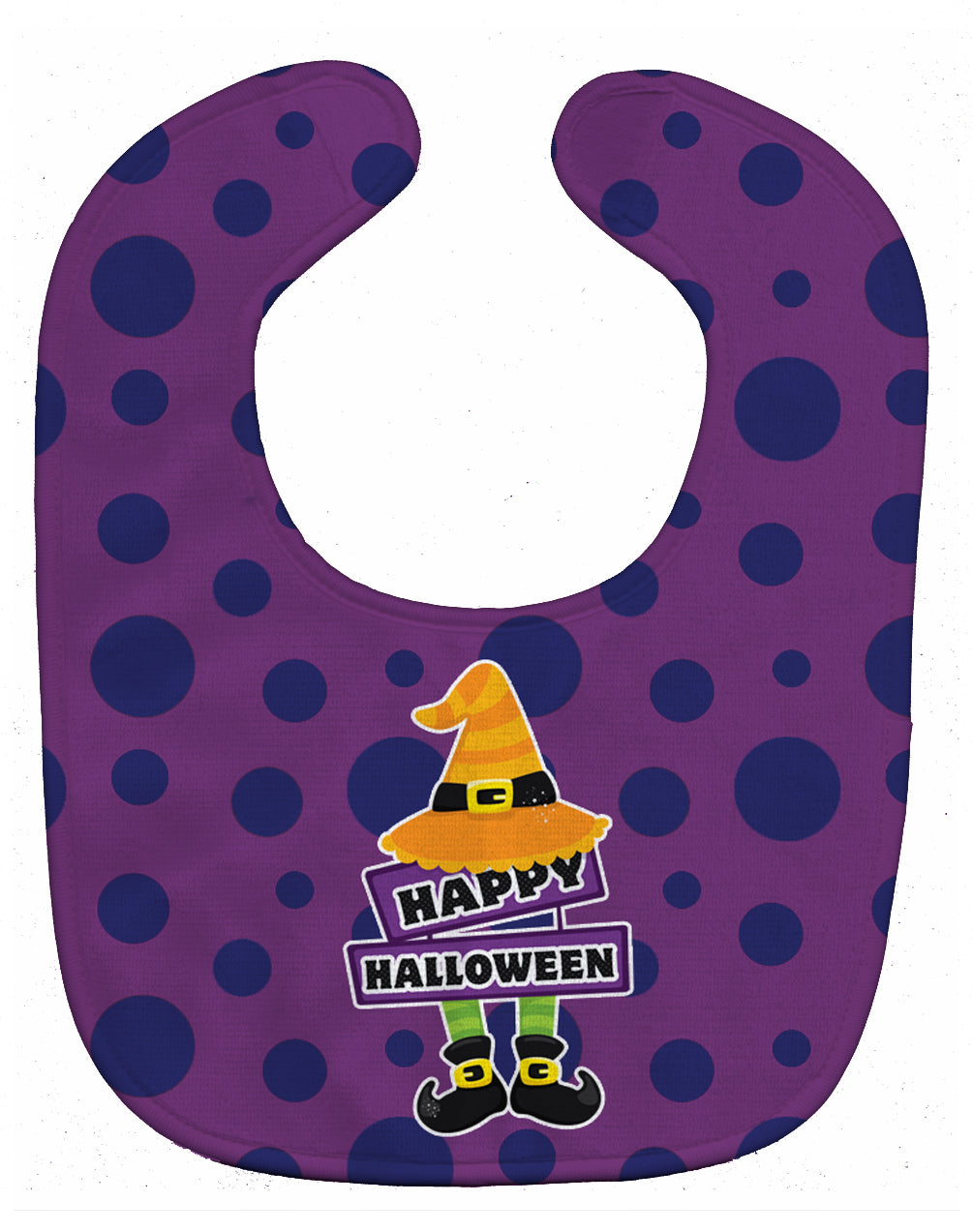 Happy Halloween Baby Bib Easy-Clean Baby Bib Baby Feeding Accessory Baby Mealtime Essential, 10 x 13, Multicolor