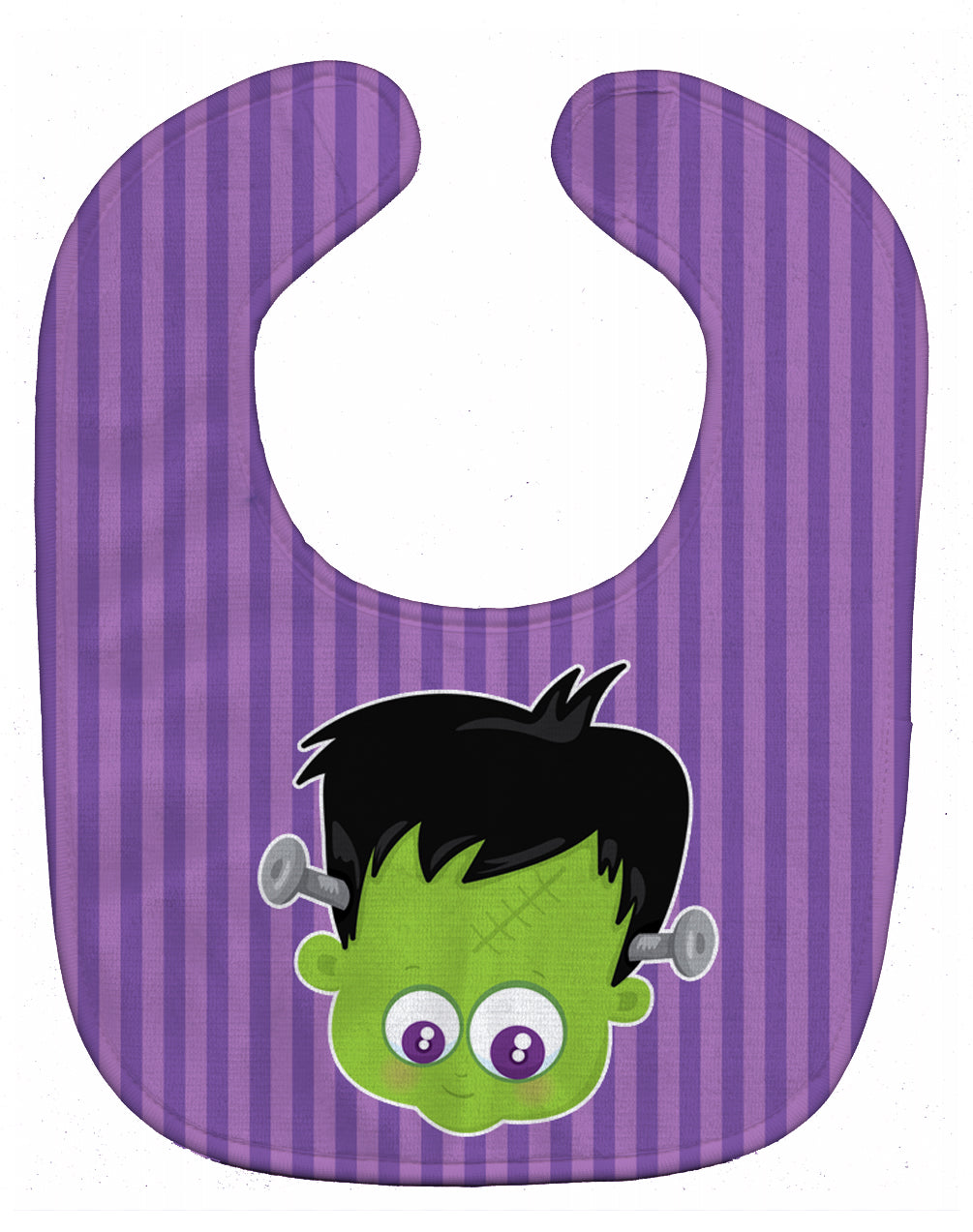 Halloween Frankenstein Baby Bib Easy-Clean Baby Bib Baby Feeding Accessory Baby Mealtime Essential, 10 x 13, Multicolor