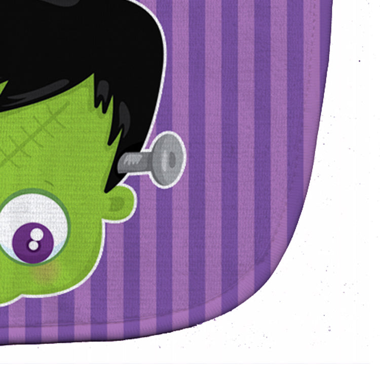 Halloween Frankenstein Baby Bib Easy-Clean Baby Bib Baby Feeding Accessory Baby Mealtime Essential, 10 x 13, Multicolor