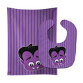 Halloween Dracula Baby Bib & Burp Cloth Easy-Clean Baby Bib Baby Feeding Accessory Baby Mealtime Essential