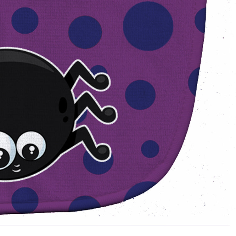 Halloween Spider Baby Bib Easy-Clean Baby Bib Baby Feeding Accessory Baby Mealtime Essential, 10 x 13, Multicolor