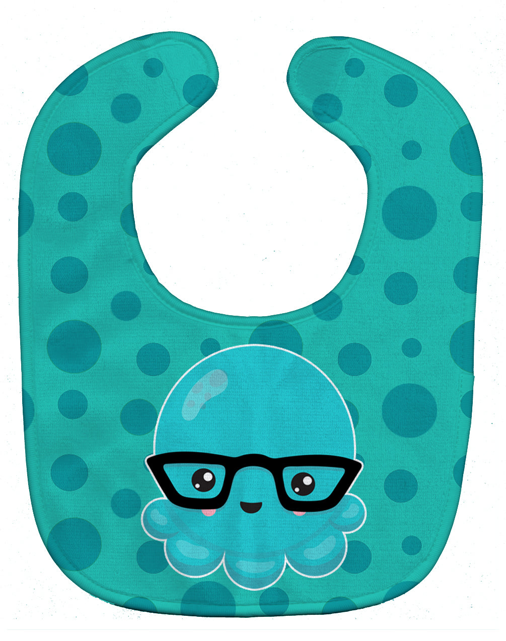 Ocean Octopus Baby Bib Easy-Clean Baby Bib Baby Feeding Accessory Baby Mealtime Essential, 10 x 13, Multicolor