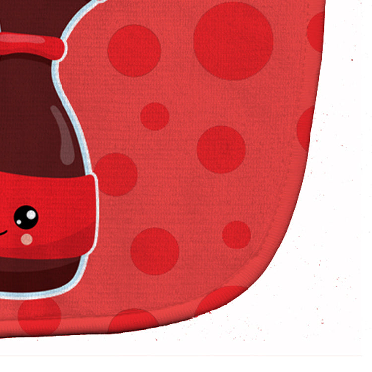 Sushi Soy Sauce Baby Bib Easy-Clean Baby Bib Baby Feeding Accessory Baby Mealtime Essential, 10 x 13, Multicolor