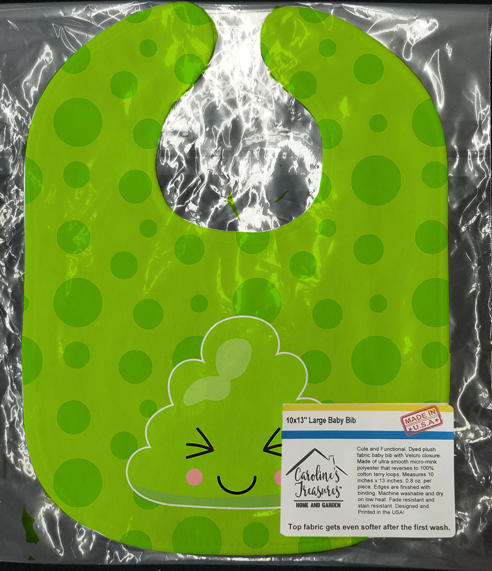 Sushi Wasabi Baby Bib Easy-Clean Baby Bib Baby Feeding Accessory Baby Mealtime Essential, 10 x 13, Multicolor