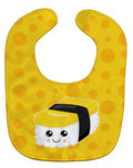 Sushi Sashimi #2 Baby Bib Easy-Clean Baby Bib Baby Feeding Accessory Baby Mealtime Essential, 10 x 13, Multicolor
