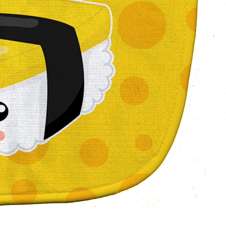 Sushi Sashimi #2 Baby Bib Easy-Clean Baby Bib Baby Feeding Accessory Baby Mealtime Essential, 10 x 13, Multicolor