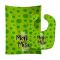 Sushi You Maki Miso Happy Baby Bib & Burp Cloth Easy-Clean Baby Bib Baby Feeding Accessory Baby Mealtime Essential