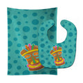 Tiki Face Baby Bib & Burp Cloth Easy-Clean Baby Bib Baby Feeding Accessory Baby Mealtime Essential