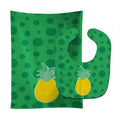 Beach Pineapple Baby Bib & Burp Cloth Easy-Clean Baby Bib Baby Feeding Accessory Baby Mealtime Essential