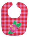 Beach Flower Baby Bib Easy-Clean Baby Bib Baby Feeding Accessory Baby Mealtime Essential, 10 x 13, Multicolor