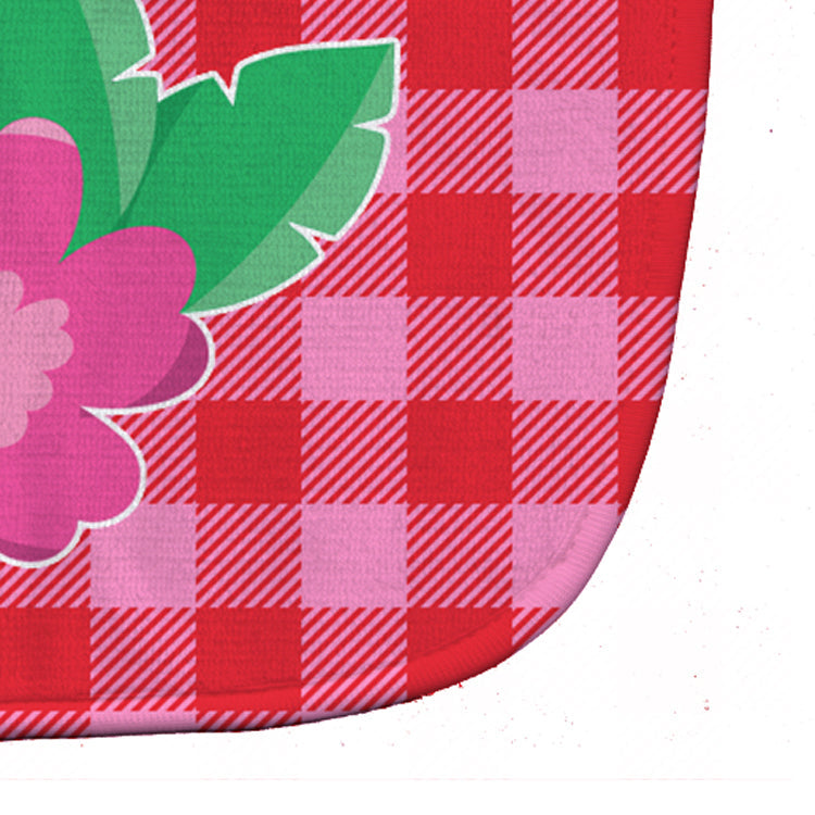 Beach Flower Baby Bib Easy-Clean Baby Bib Baby Feeding Accessory Baby Mealtime Essential, 10 x 13, Multicolor
