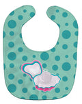 Beach Pearl Baby Bib Easy-Clean Baby Bib Baby Feeding Accessory Baby Mealtime Essential, 10 x 13, Multicolor