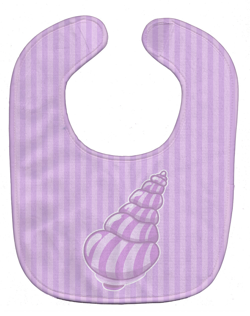 Beach Shell #2 Baby Bib Easy-Clean Baby Bib Baby Feeding Accessory Baby Mealtime Essential, 10 x 13, Multicolor