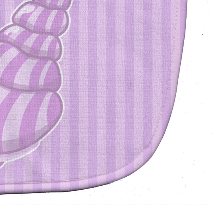 Beach Shell #2 Baby Bib Easy-Clean Baby Bib Baby Feeding Accessory Baby Mealtime Essential, 10 x 13, Multicolor