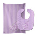 Beach Shell #2 Baby Bib & Burp Cloth Easy-Clean Baby Bib Baby Feeding Accessory Baby Mealtime Essential