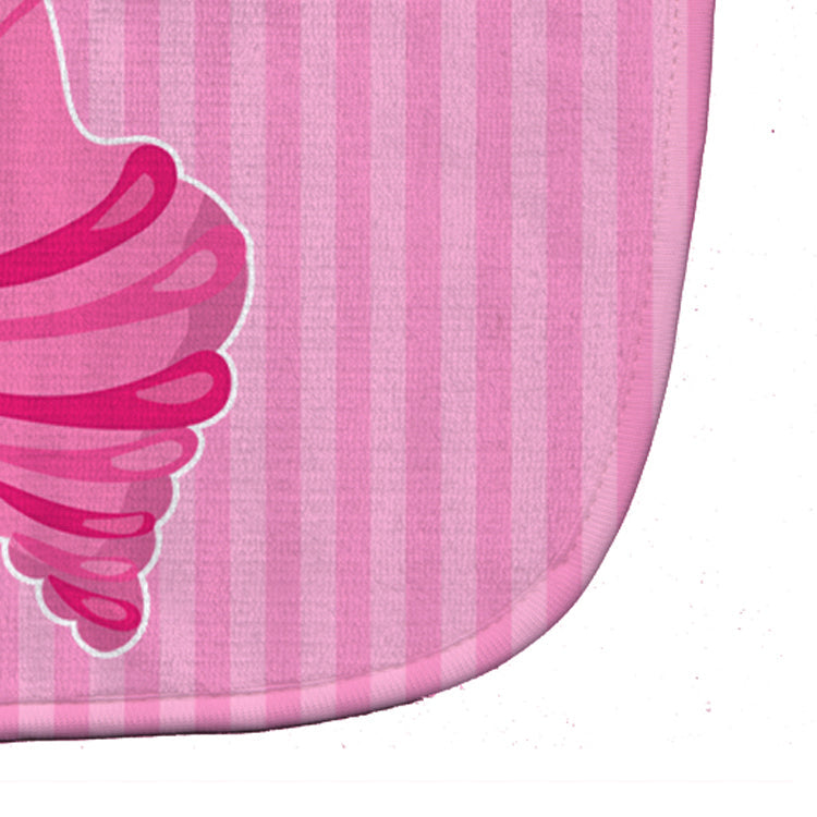 Beach Shell Pink Baby Bib Easy-Clean Baby Bib Baby Feeding Accessory Baby Mealtime Essential, 10 x 13, Multicolor