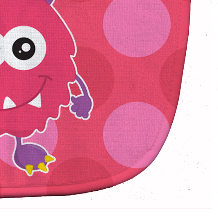 Monster Pink Bly Baby Bib Easy-Clean Baby Bib Baby Feeding Accessory Baby Mealtime Essential, 10 x 13, Multicolor