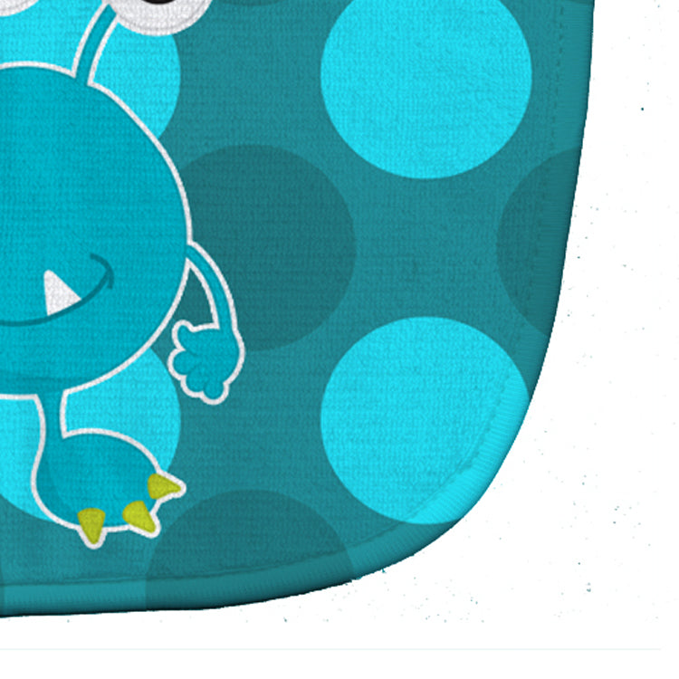 Monster Blue Sugar Baby Bib Easy-Clean Baby Bib Baby Feeding Accessory Baby Mealtime Essential, 10 x 13, Multicolor